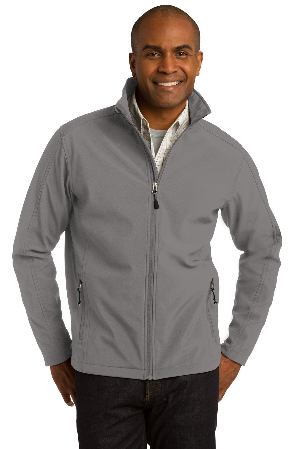 Port AuthorityÂ® Core Soft Shell Jacket. J317 - Deep Smoke - XS