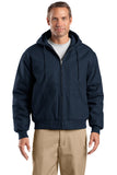 CornerStone® Tall Duck Cloth Hooded Work Jacket - Navy - LT