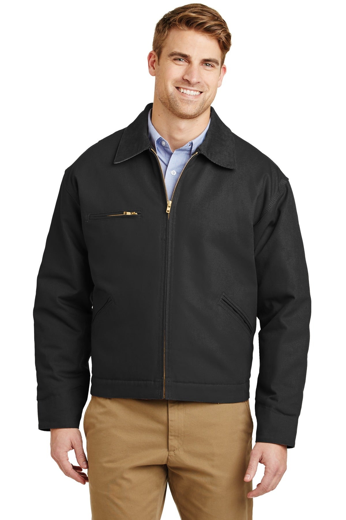 CornerStone® Duck Cloth Work Jacket - Black - XS