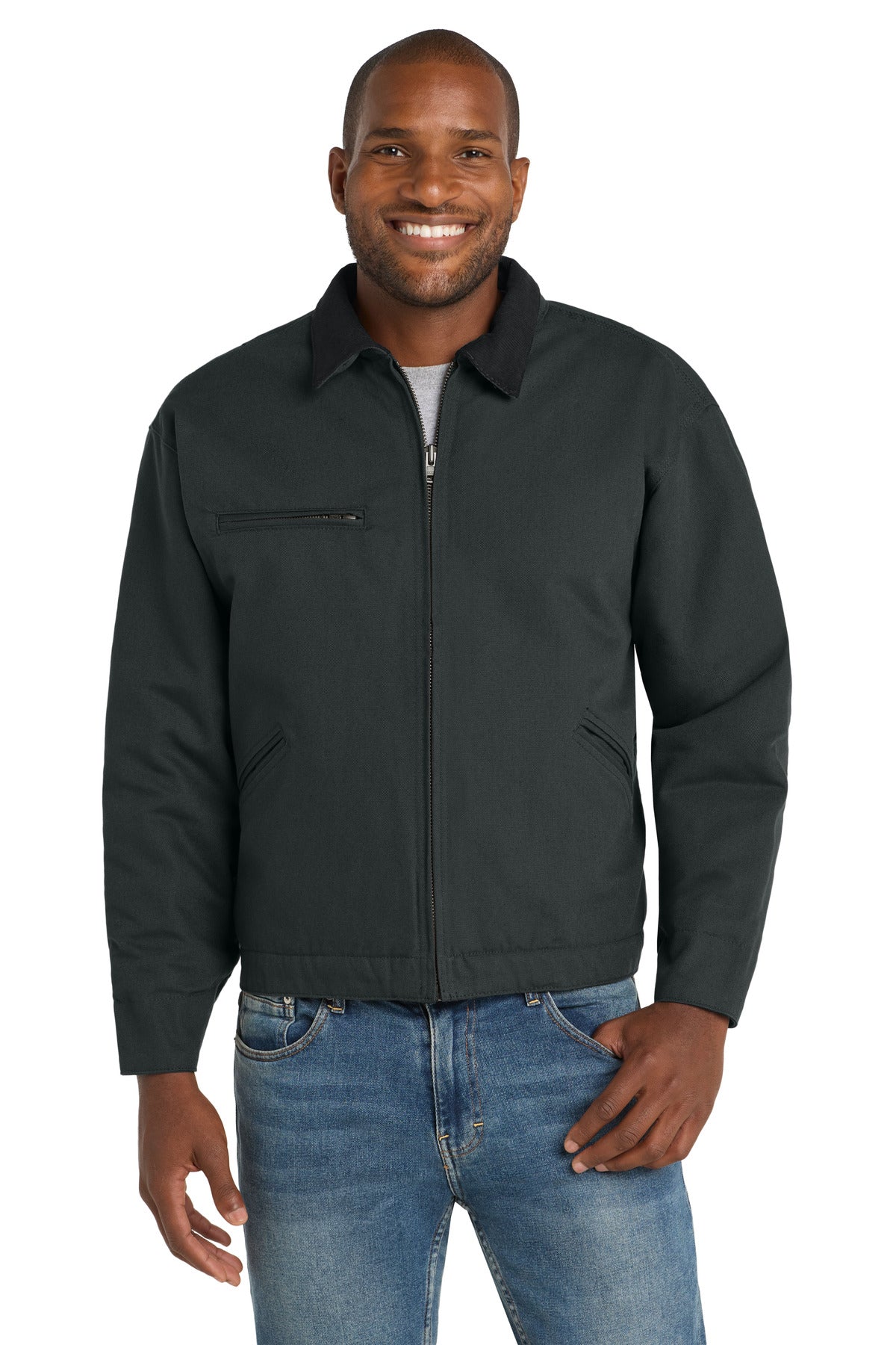 CornerStone® Duck Cloth Work Jacket - Charcoal - XS
