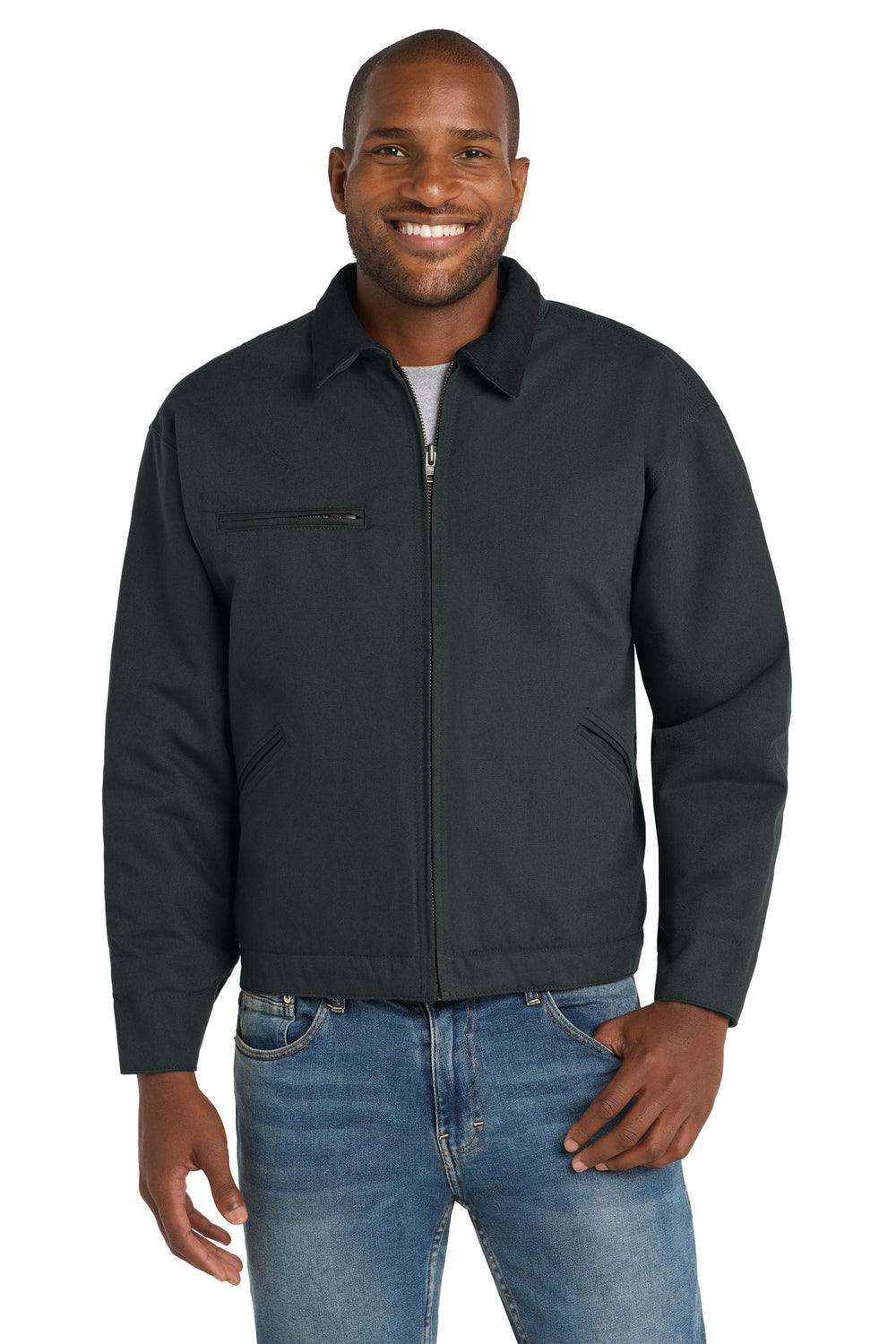 CornerStone® Duck Cloth Work Jacket - Charcoal - XS