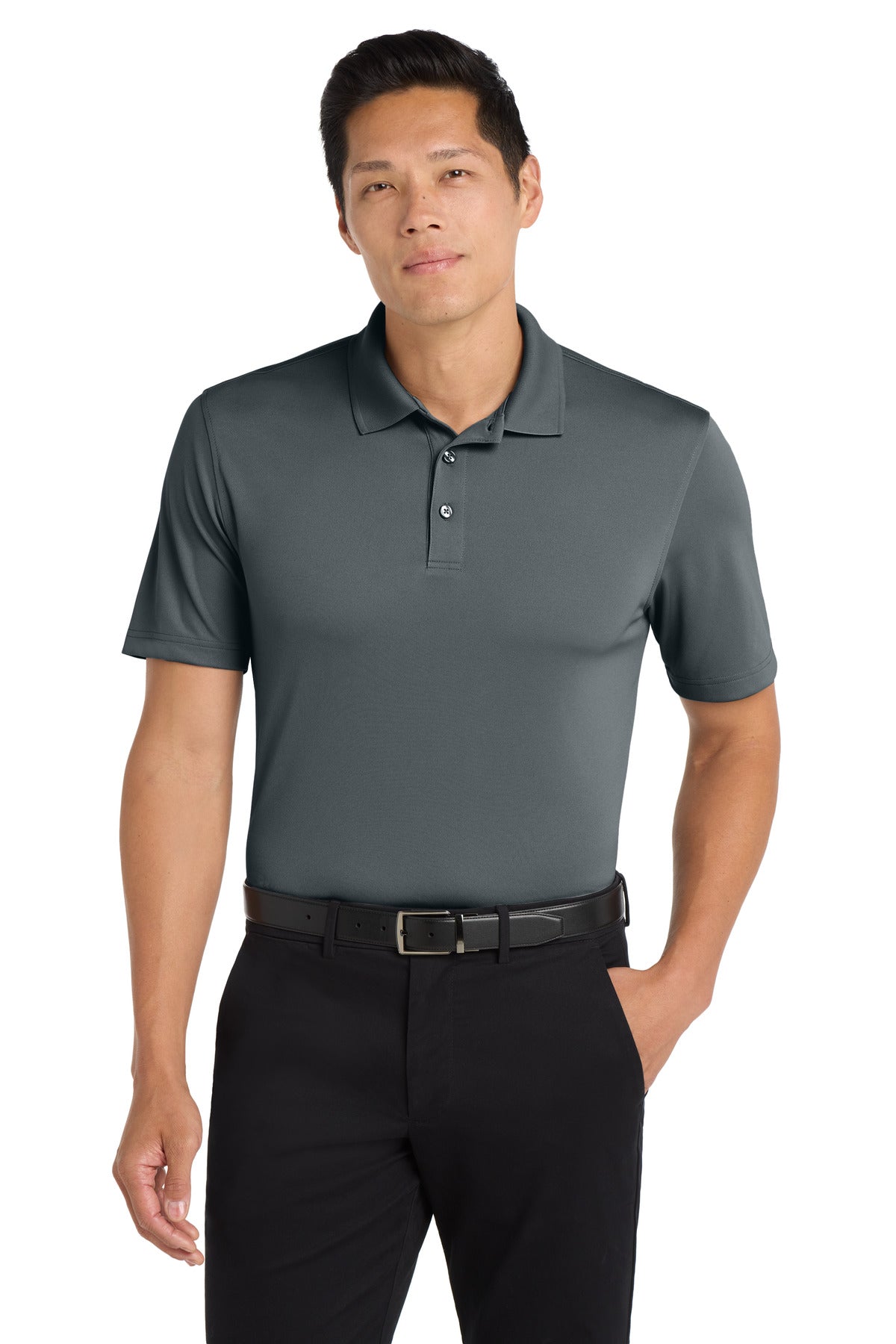 Port AuthorityÂ® Dry ZoneÂ® UV Micro-Mesh Polo. K110 - Graphite - XS