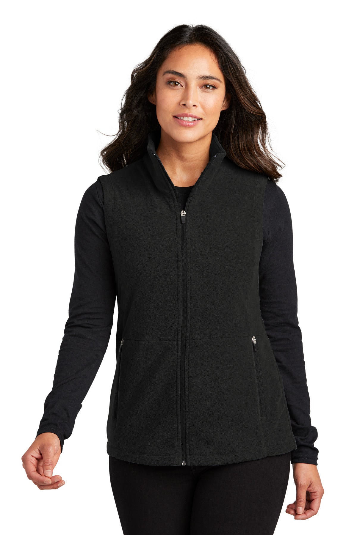 Port AuthorityÂ® Women's Accord Microfleece Vest L152 - Black - XS