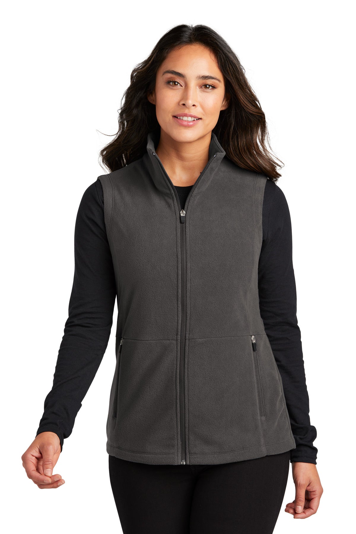 Port AuthorityÂ® Women's Accord Microfleece Vest L152 - Pewter - XS