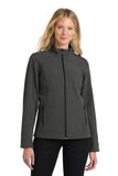 Port AuthorityÂ® Women's Core Soft Shell Jacket. L317 - Black Charcoal Heather - XS