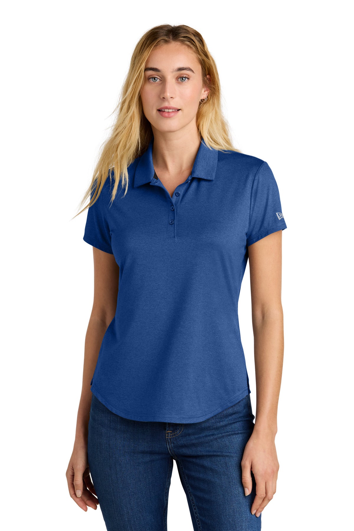 New Era® Women's Power Polo - Royal Heather - XS