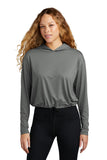 New Era® Women's Power Long Sleeve Hoodie - Shadow Grey Heather - 2XL