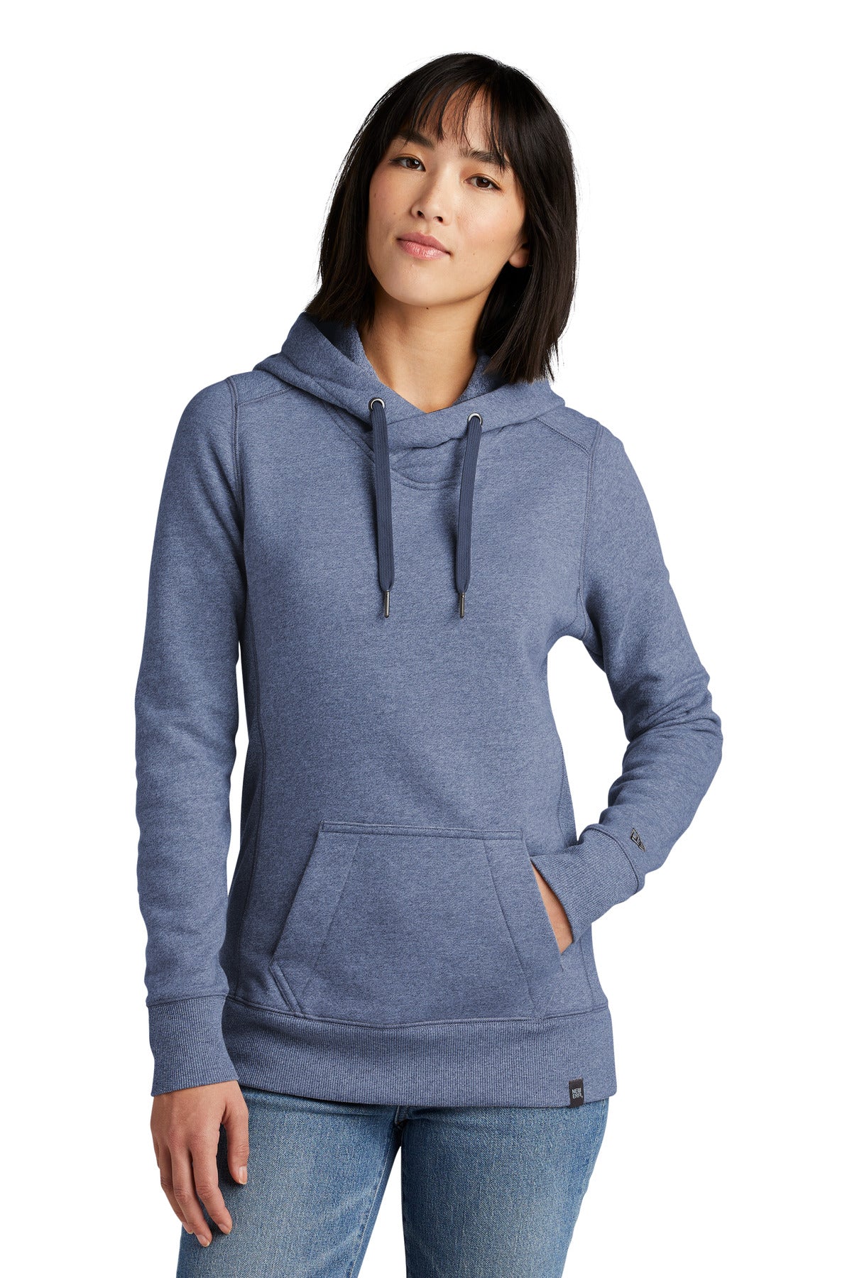 New Era ® Women's French Terry Pullover Hoodie - Dark Royal Twist - XS