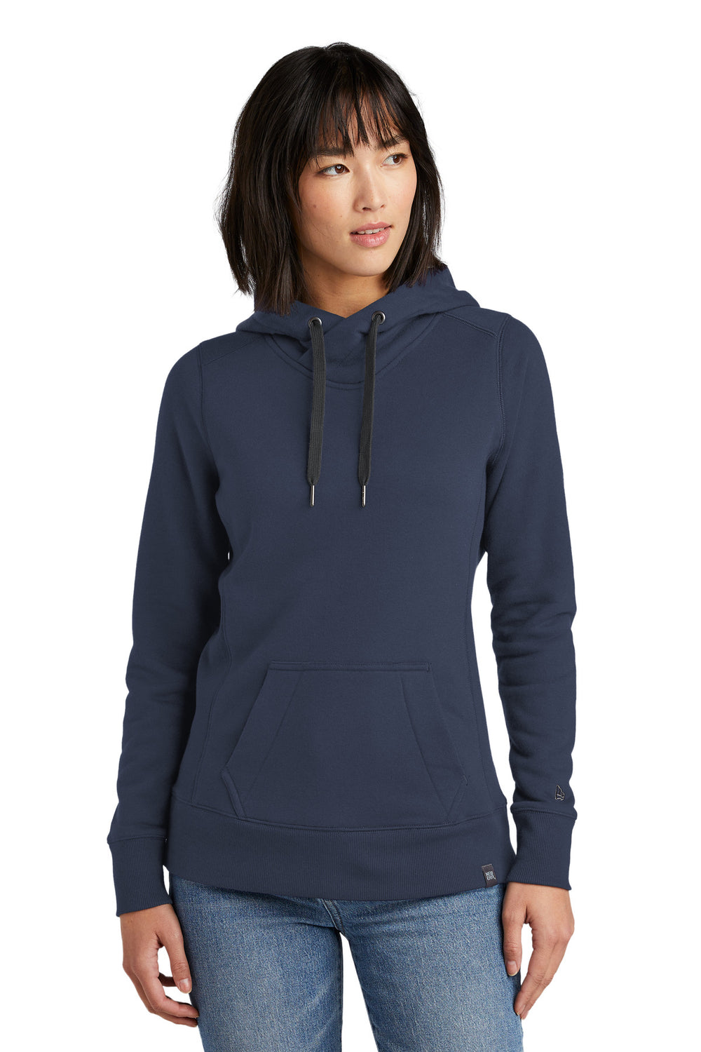 New Era ® Women's French Terry Pullover Hoodie - True Navy - XS