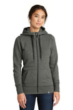New Era ® Women's French Terry Full-Zip Hoodie - Black Twist - XS