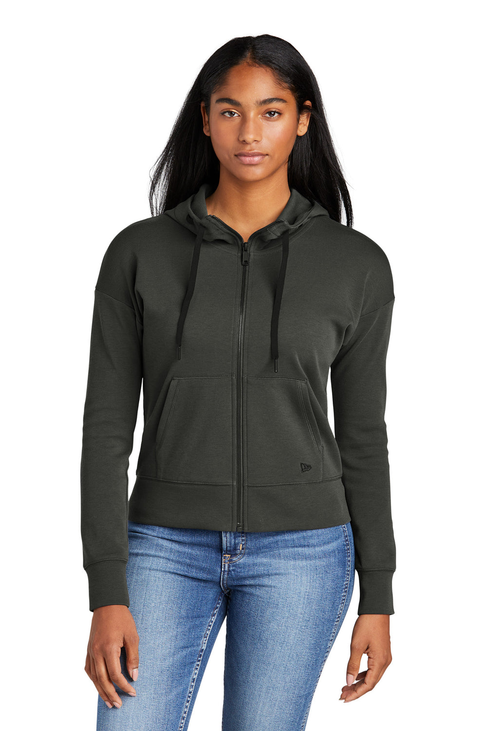 New Era® Women's STS Full-Zip Hoodie - Graphite - XS