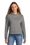New Era® Women's Comeback Fleece Pullover Hoodie - Dark Heather Grey - XS