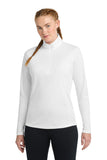 Sport-TekÂ® Women's PosiChargeÂ® Competitorâ„¢ 1/4-Zip Pullover. LST357 - White - XS
