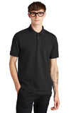 Mercer+Mettle® Stretch Heavyweight Pique Polo - Deep Black - XS