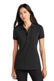 Mercer+Mettle® Women's Stretch Heavyweight Pique Polo - Deep Black - XS