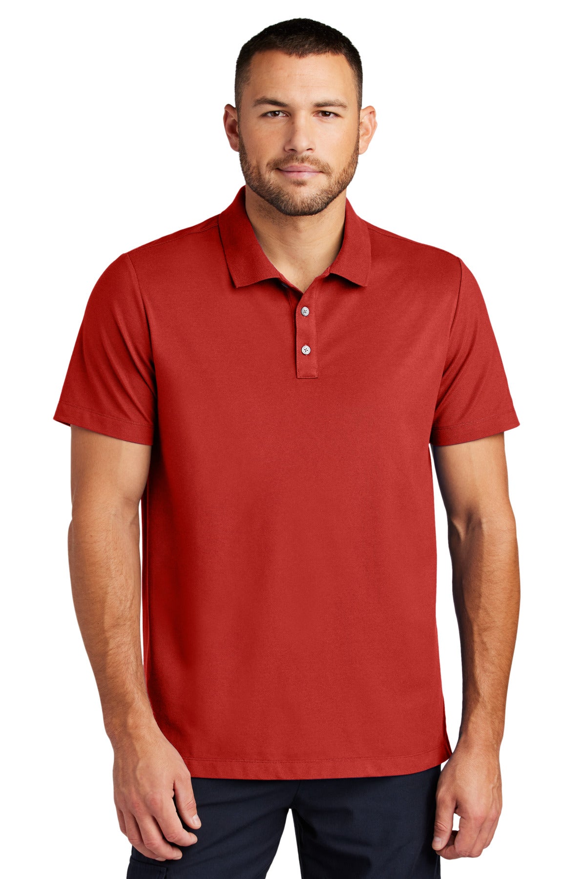 Mercer+Mettle® Stretch Pique Polo - Apple Red - XS