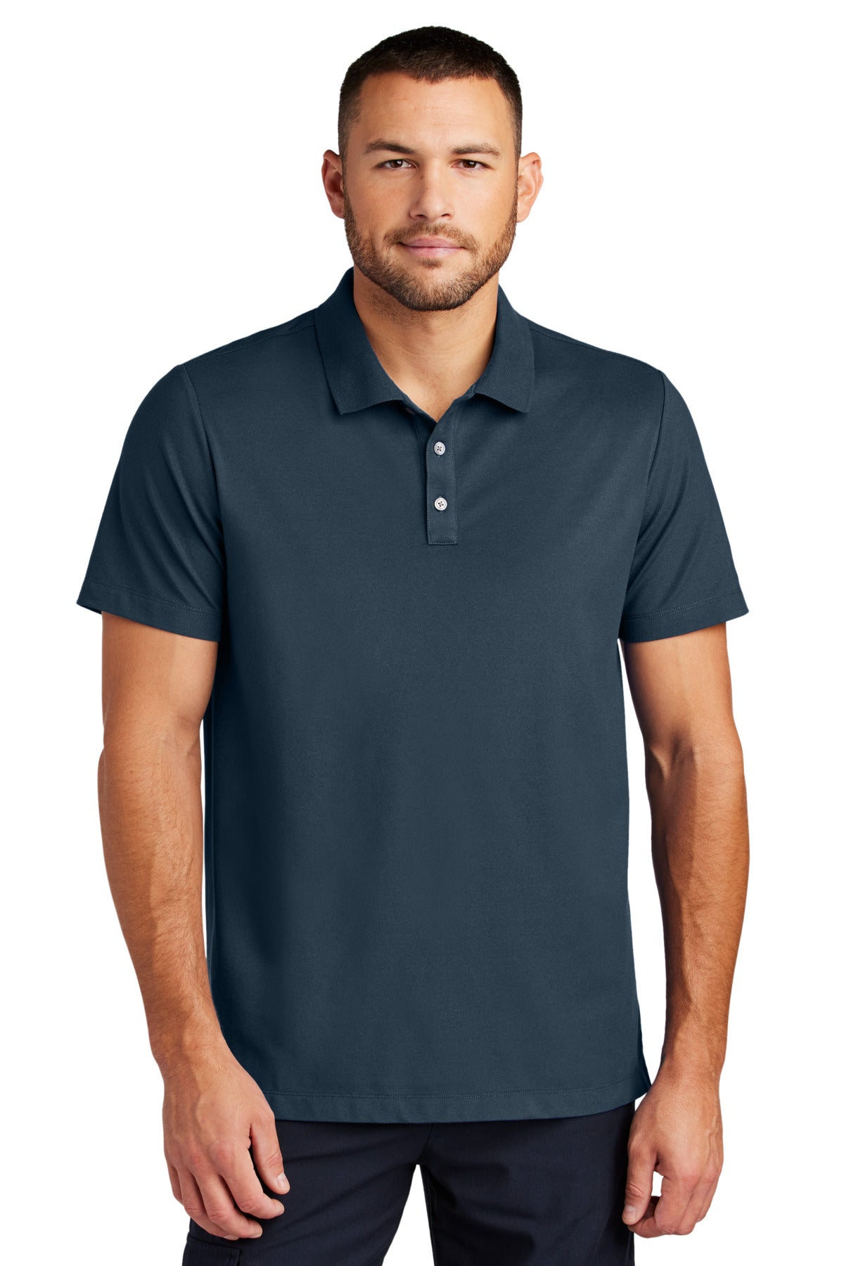 Mercer+Mettle® Stretch Pique Polo - Night Navy - XS