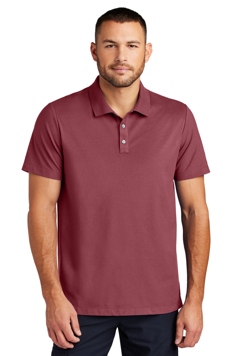 Mercer+Mettle® Stretch Pique Polo - Rosewood - XS