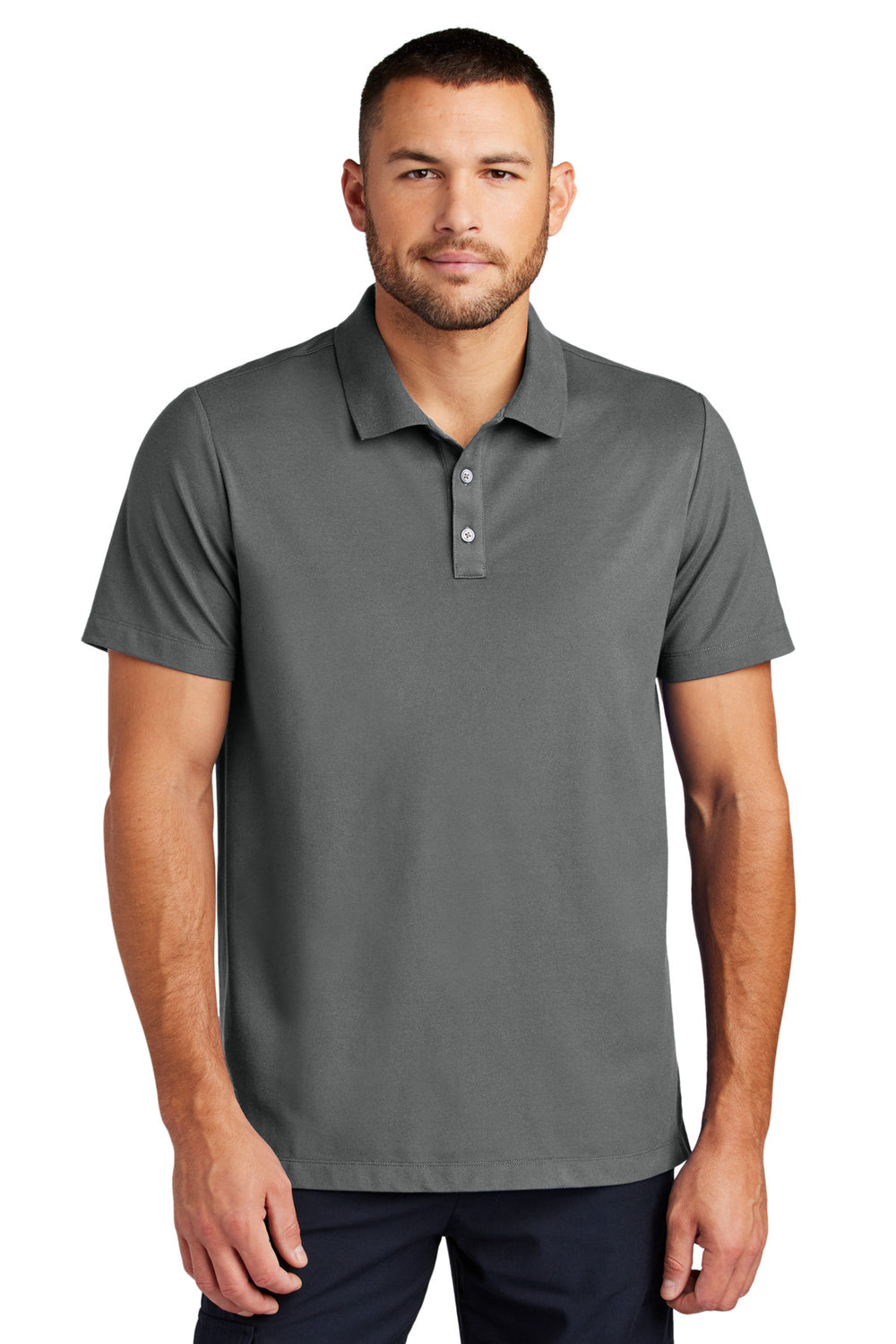 Mercer+Mettle® Stretch Pique Polo - Storm Grey - XS