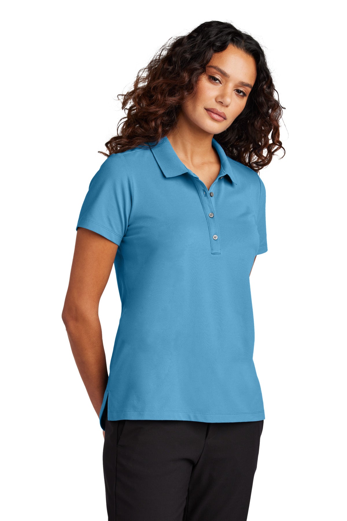 Mercer+Mettle® Women's Stretch Pique Polo - Parisian Blue - XS