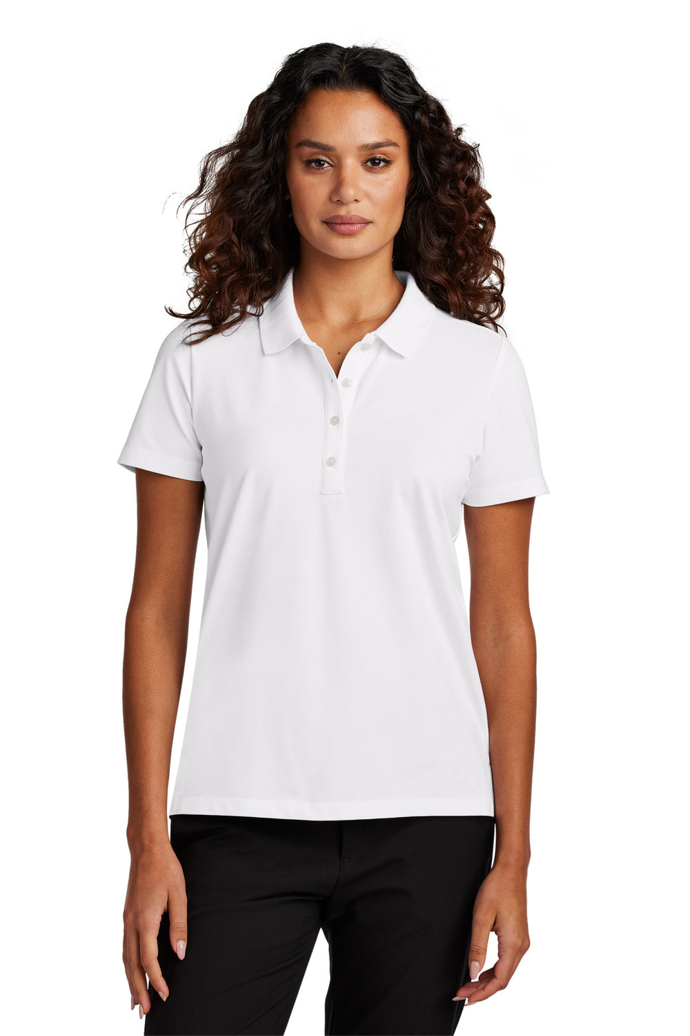 Mercer+Mettle® Women's Stretch Pique Polo - White - XS