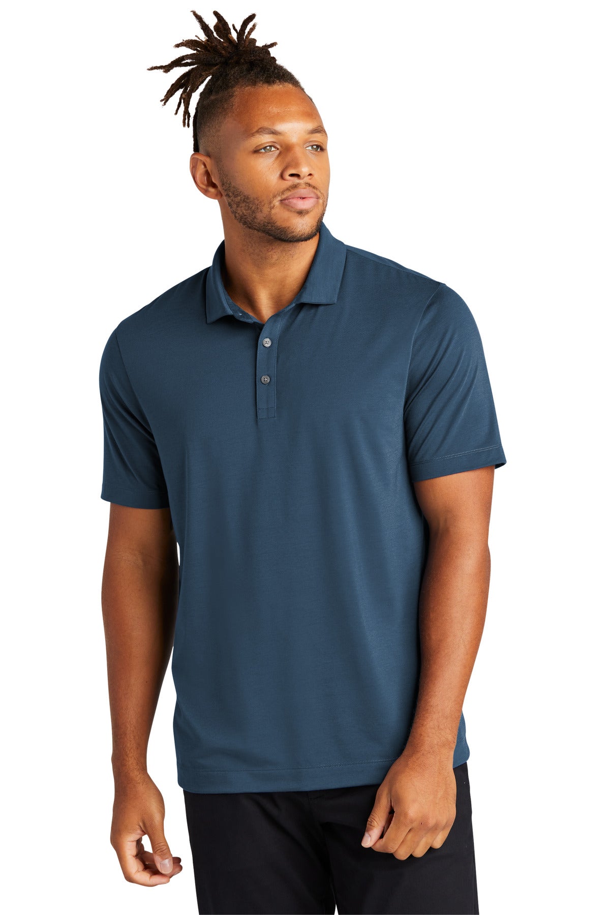 Mercer+Mettle® Stretch Jersey Polo - Insignia Blue - XS