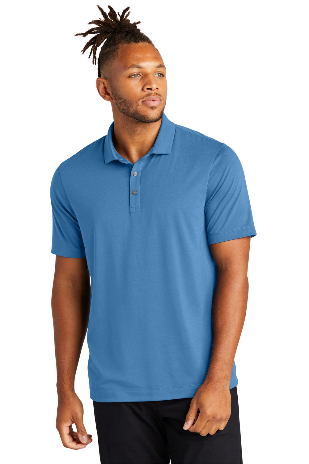 Mercer+Mettle® Stretch Jersey Polo - Parisian Blue - 2XL