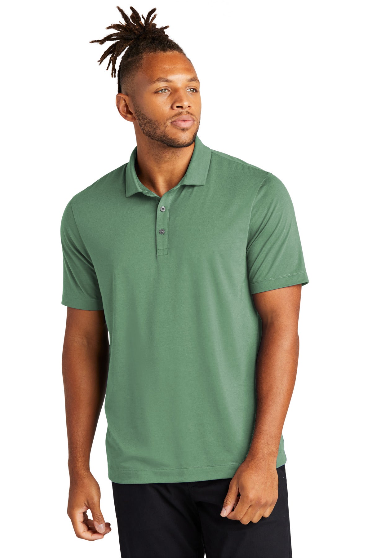 Mercer+Mettle® Stretch Jersey Polo - Sage - 2XL