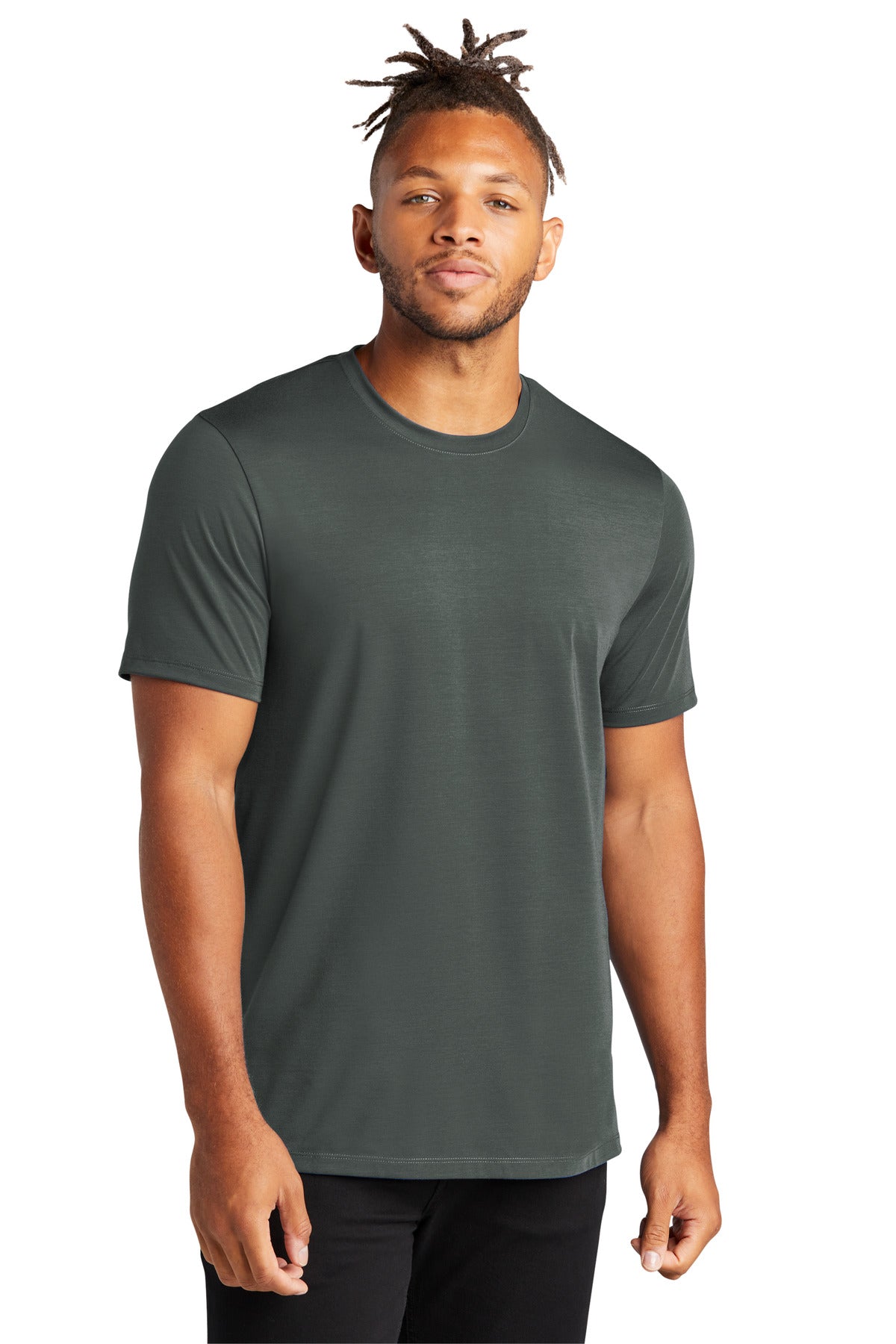 Mercer+Mettle® Stretch Jersey Crew - Anchor Grey - XS