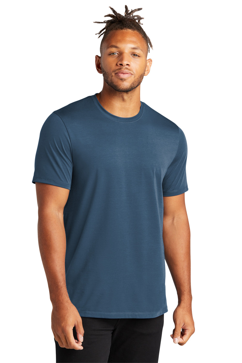Mercer+Mettle® Stretch Jersey Crew - Insignia Blue - XS