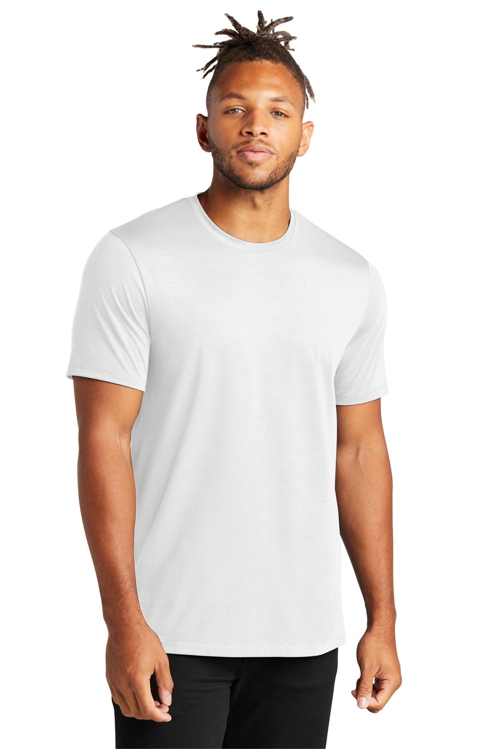 Mercer+Mettle® Stretch Jersey Crew - White - XS