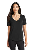 Mercer+Mettle® Women's Stretch Jersey Relaxed Scoop - Deep Black - XS
