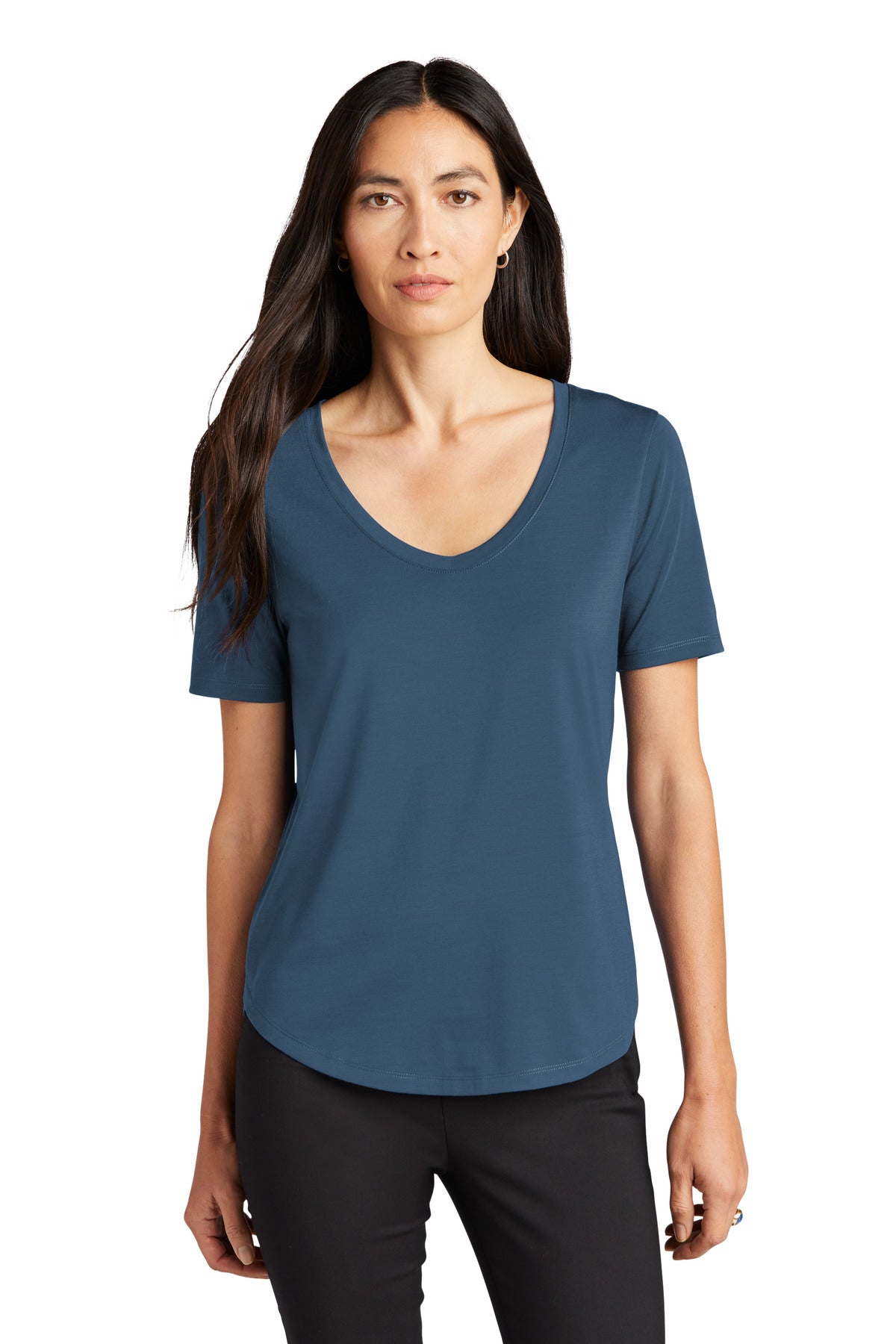 Mercer+Mettle® Women's Stretch Jersey Relaxed Scoop - Insignia Blue - XS