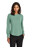 Mercer+Mettle® Women's Stretch Jersey Long Sleeve Blouson Top - Sage - XS