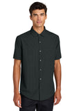 Mercer+Mettle® Short Sleeve UV Capital Tech Shirt - Deep Black Triangle Print - XS