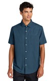 Mercer+Mettle® Short Sleeve UV Capital Tech Shirt - Night Navy Dash Print - XS