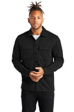 Mercer+Mettle® Double-Knit Snap Front Jacket - Deep Black - XS