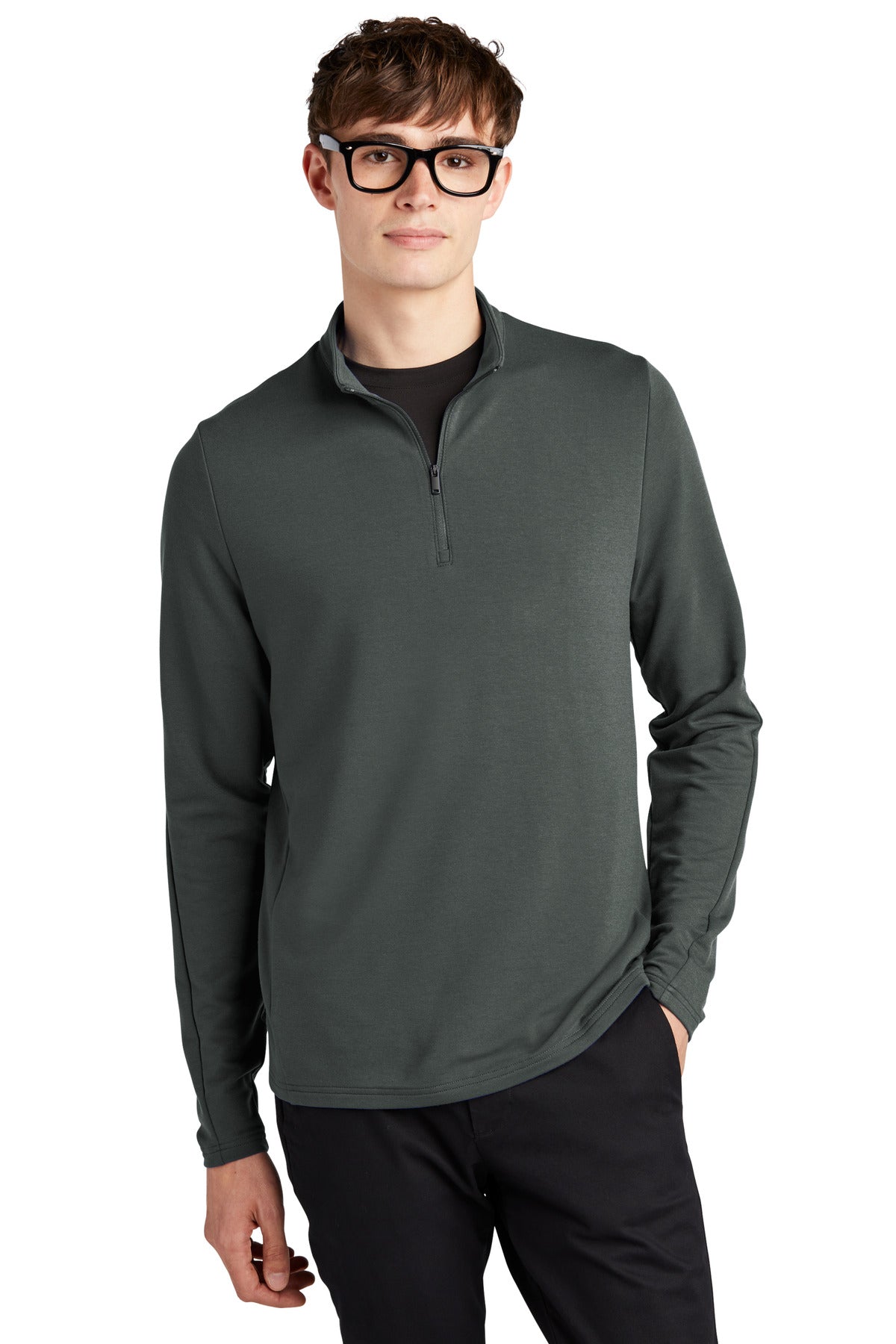 Mercer+Mettle® Stretch 1/4-Zip Pullover - Anchor Grey - XS