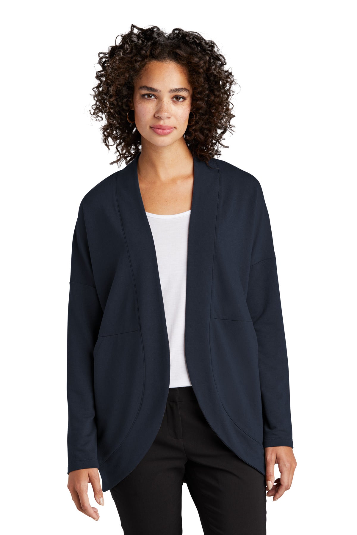 Mercer+Mettle® Women's Stretch Open-Front Cardigan - Night Navy - XS