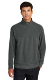 Mercer+Mettle® Linear Texture 1/4-Zip - Storm Grey - XS
