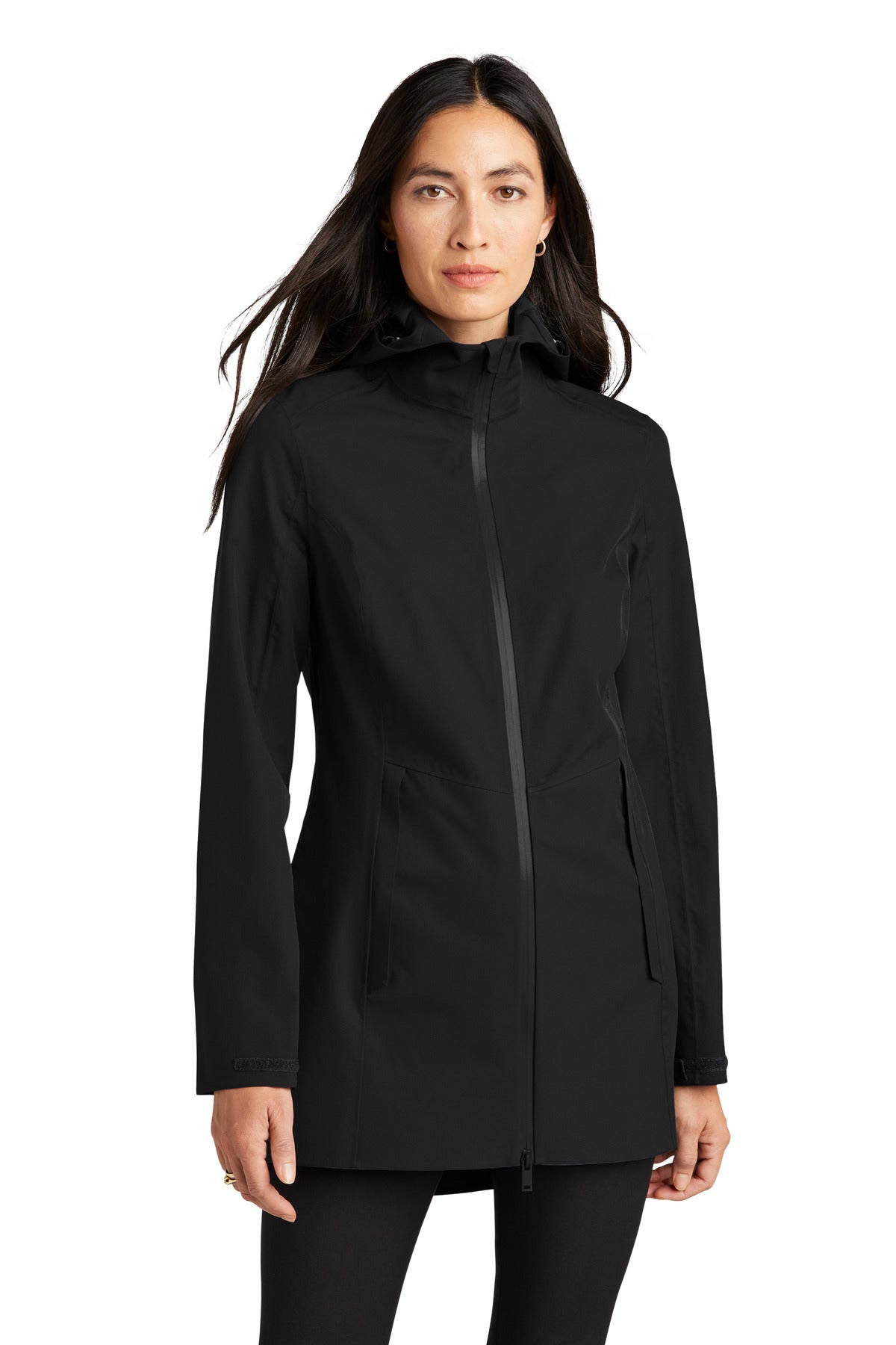 Mercer+Mettle® Women's Waterproof Rain Shell - Deep Black - XS