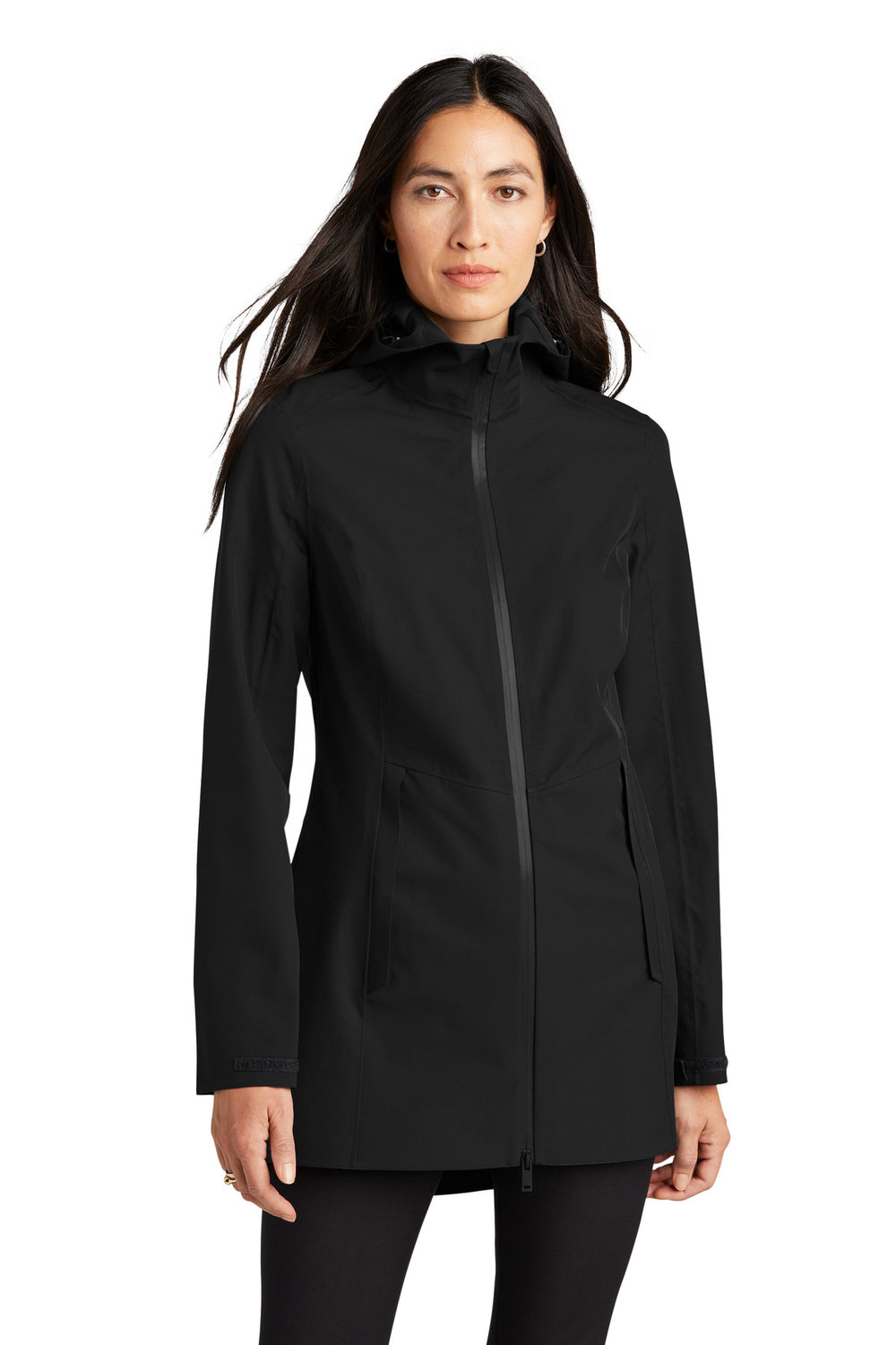 Mercer+Mettle® Women's Waterproof Rain Shell - Deep Black - XS