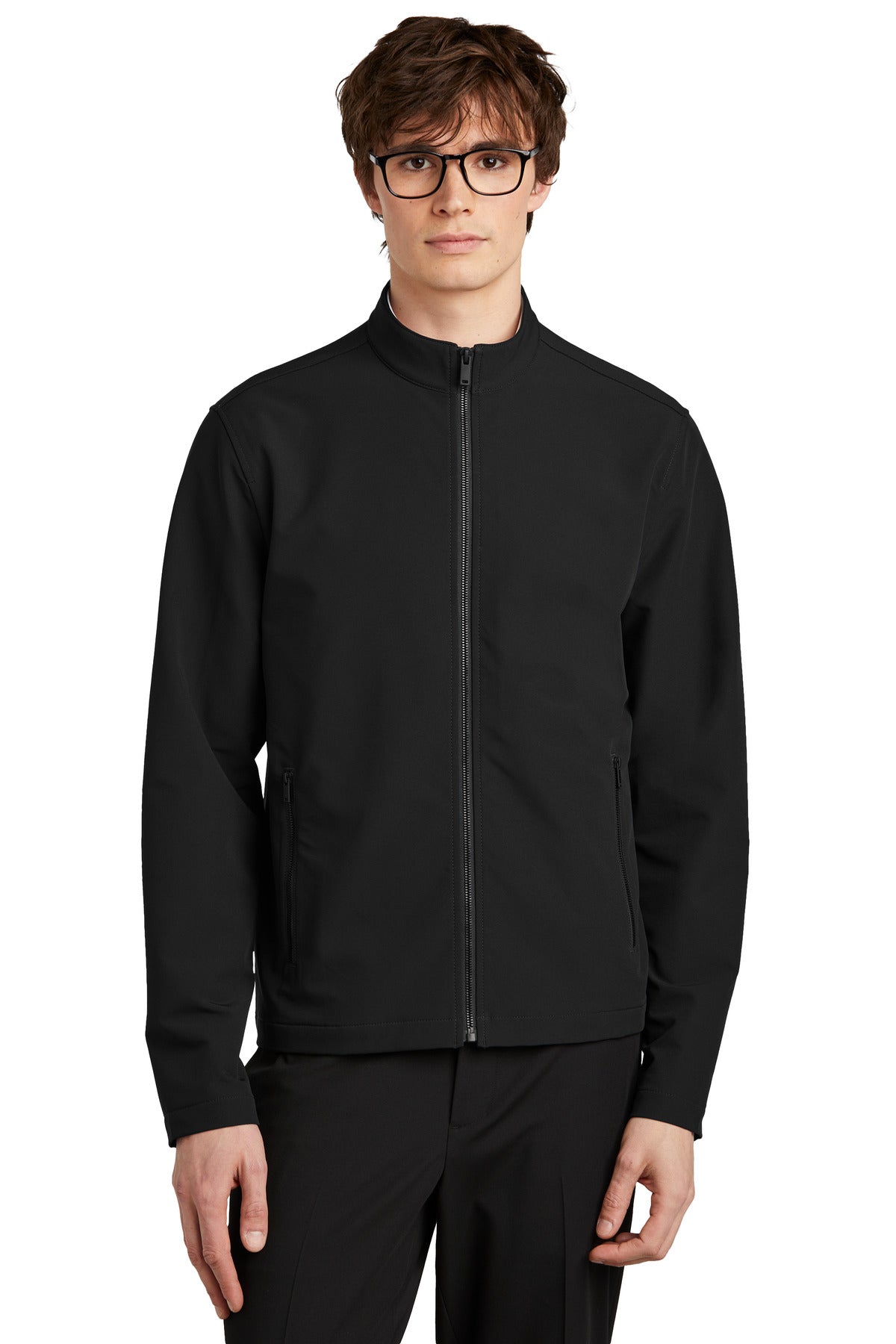 Mercer+Mettle® Stretch Soft Shell Jacket - Deep Black - XS