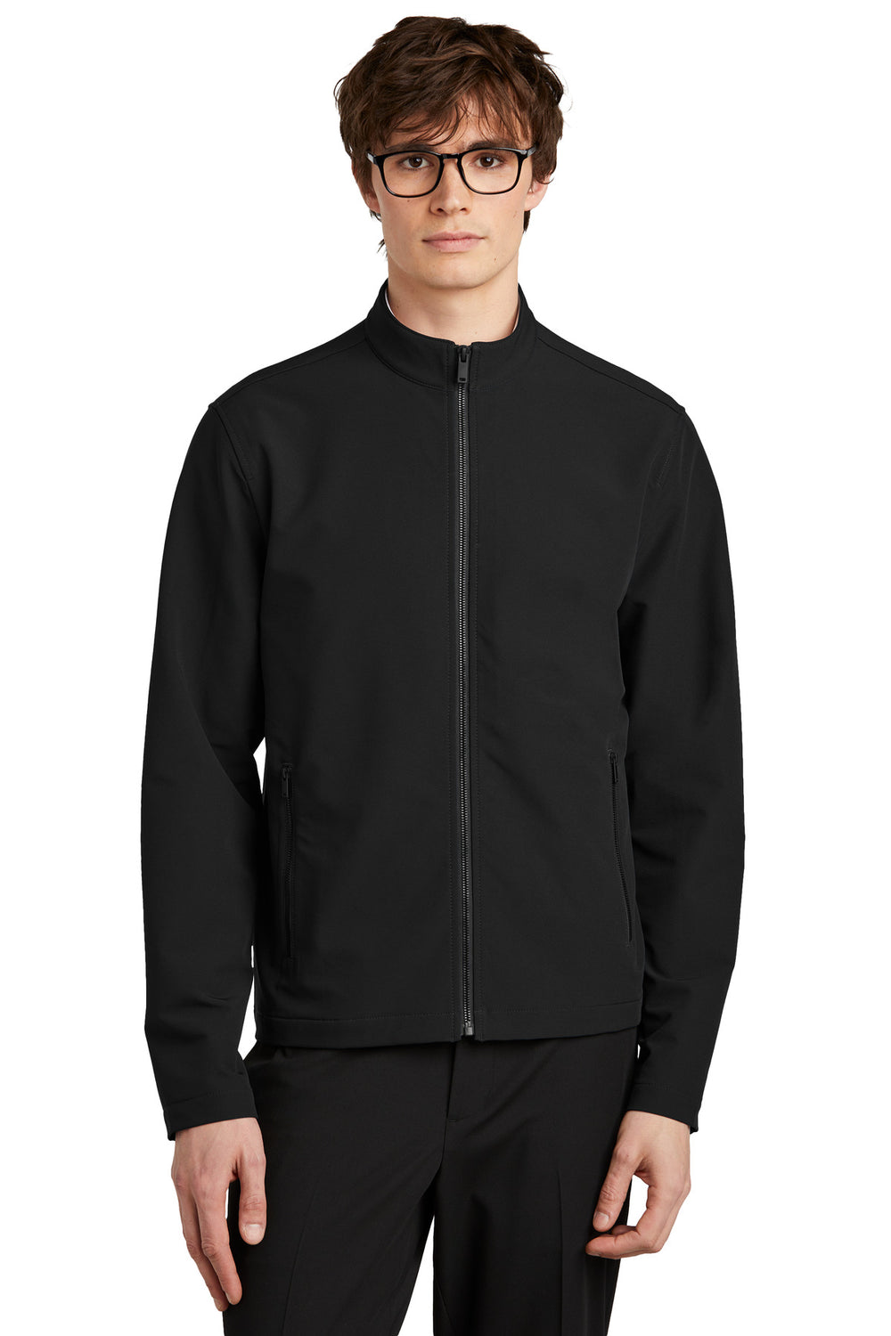 Mercer+Mettle® Stretch Soft Shell Jacket - Deep Black - XS