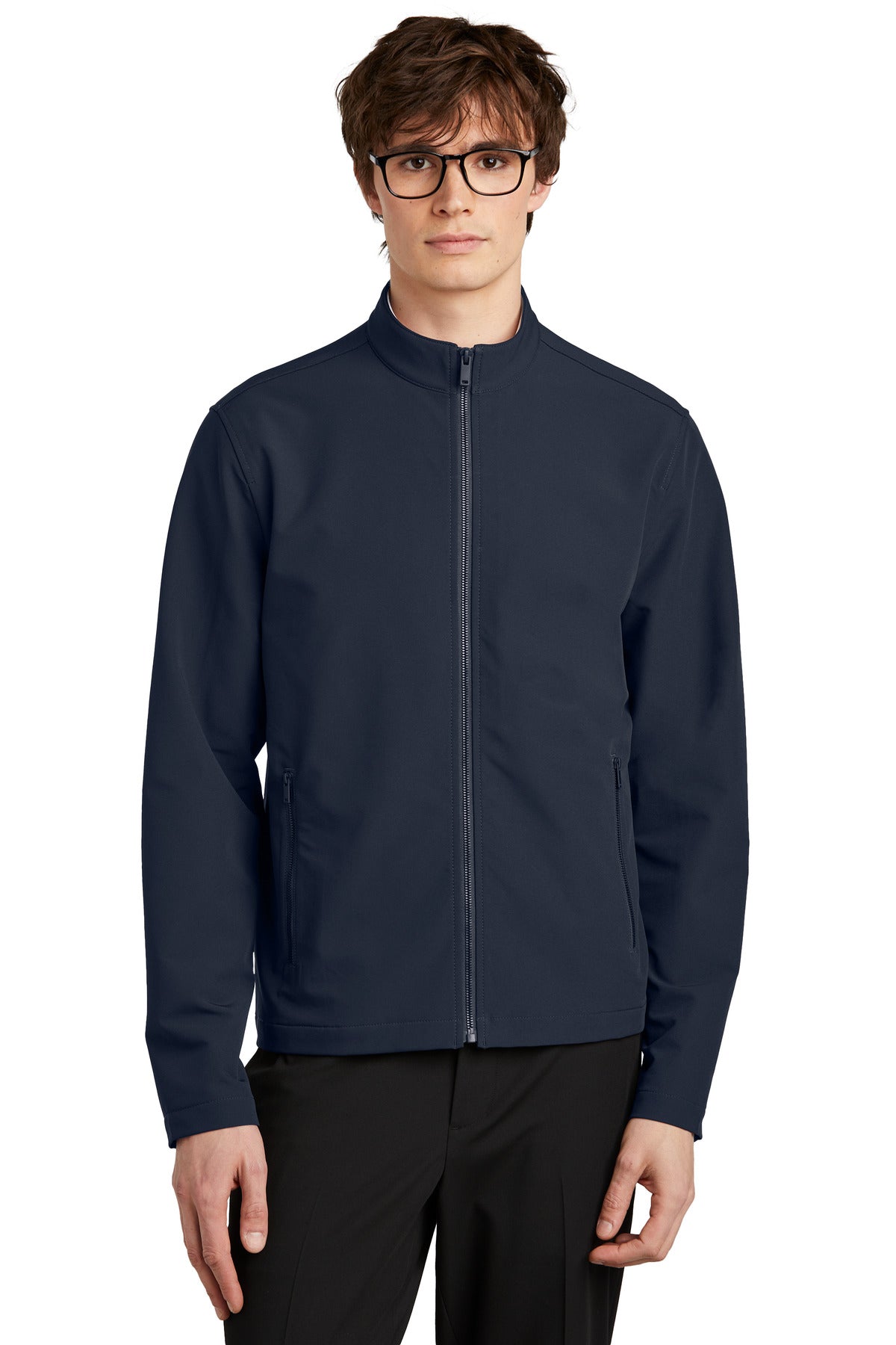 Mercer+Mettle® Stretch Soft Shell Jacket - Night Navy - XS