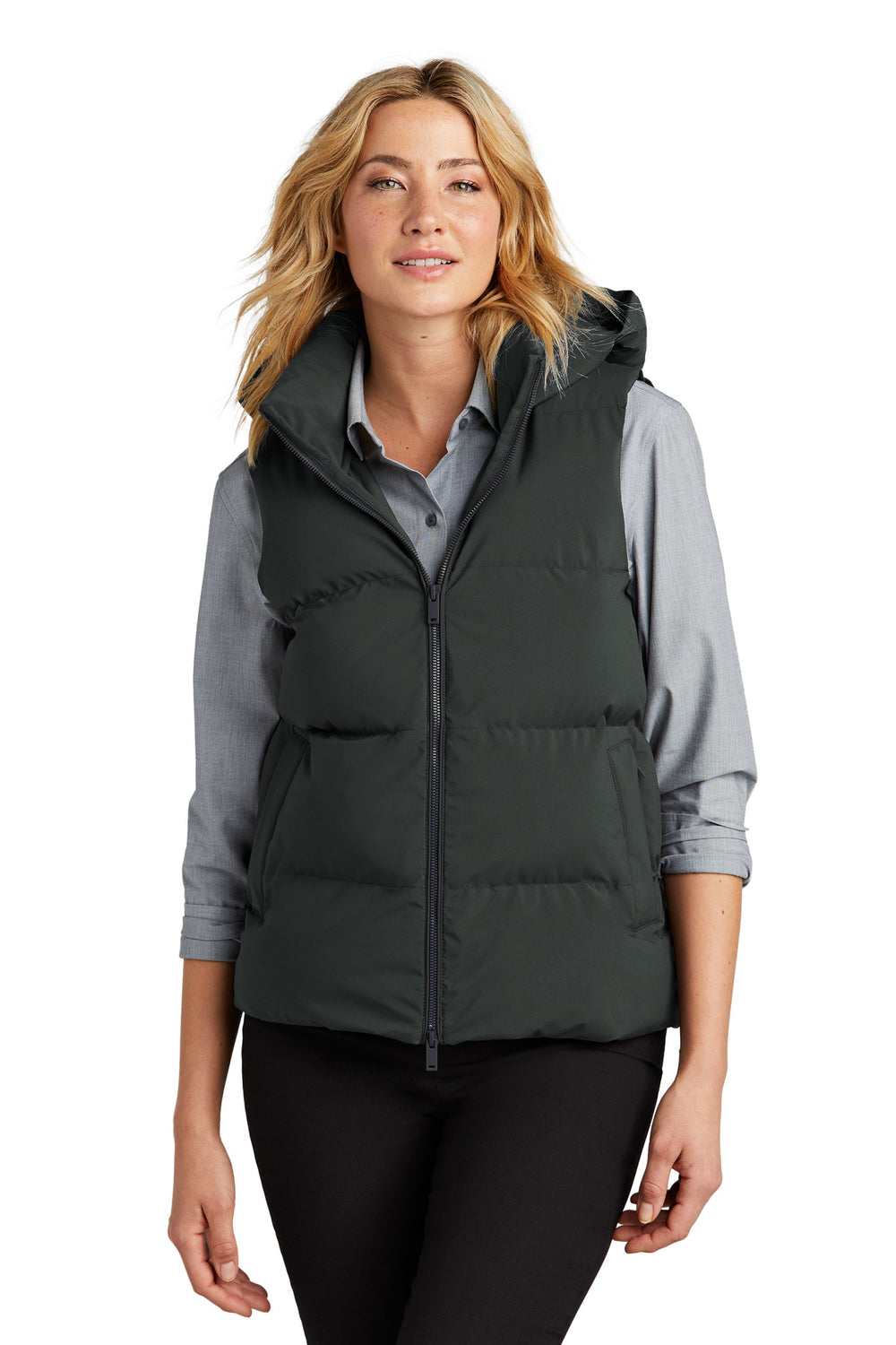 Mercer+Mettle® Women's Puffy Vest - Anchor Grey - XS