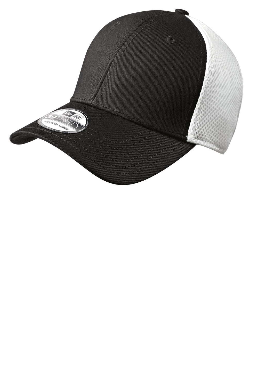 New Era® - Stretch Mesh Cap - Black/ White - S/M