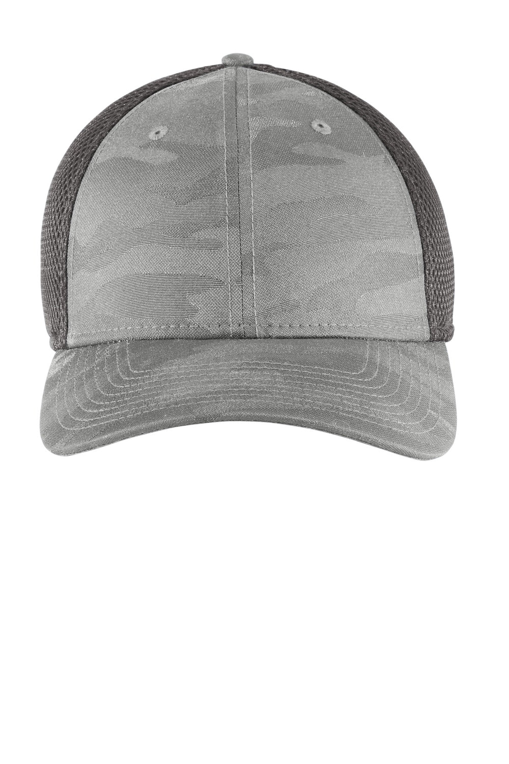 New Era ® Tonal Camo Stretch Tech Mesh Cap - Rainstorm Grey Camo/ Graphite - S/M