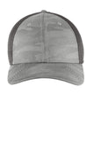 New Era ® Tonal Camo Stretch Tech Mesh Cap - Rainstorm Grey Camo/ Graphite - S/M