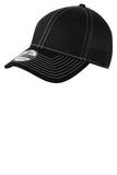 New Era® - Stretch Mesh Contrast Stitch Cap - Black/ White - S/M